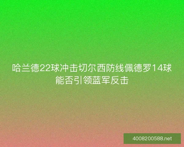 哈兰德22球冲击切尔西防线佩德罗14球能否引领蓝军反击